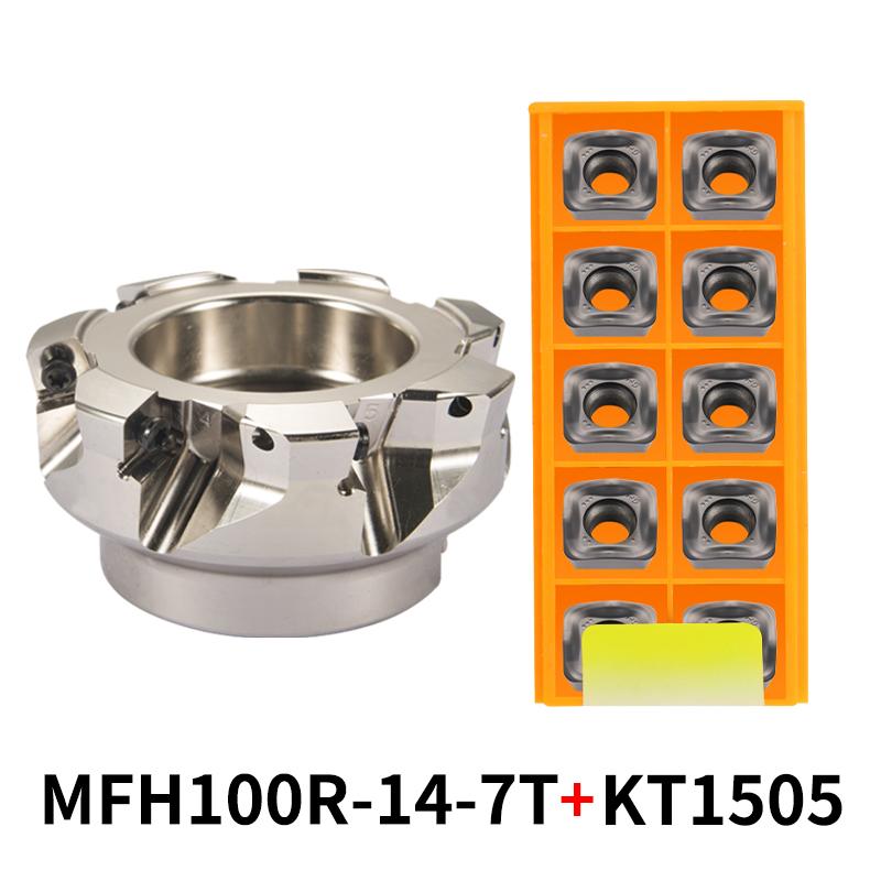 MFH050R/063R/080R/100R milling cutter High-precision anti-vibration knife Equipped with blade SOMT140520ER-GM  Turning Tool