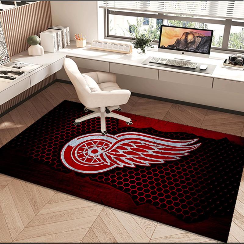 Red Wings Area Rug Suitable for Indoor And Outdoor,Carpets for Playroom, Homes, Offices, Living Rooms,Home Decor,Christmas Fan Gift