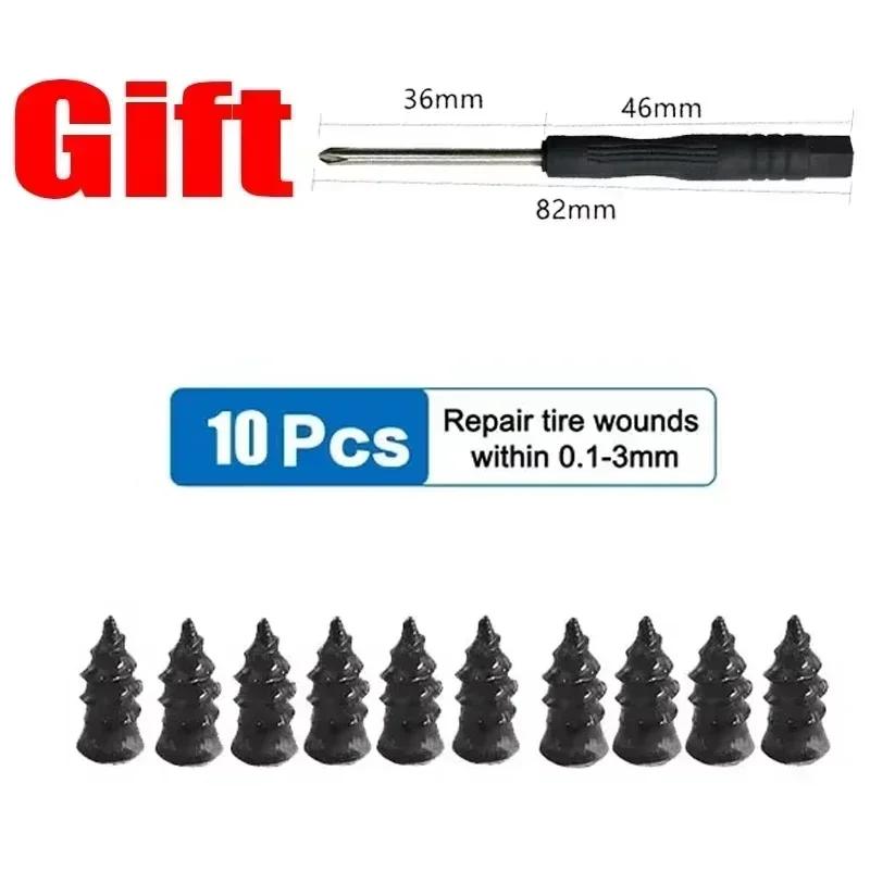 Vacuum Tire Special Rubber Nail Tire Repair Tool for Car Tires, Electric Vehicles, Motorcycles, and Quick Tire Repair Tools