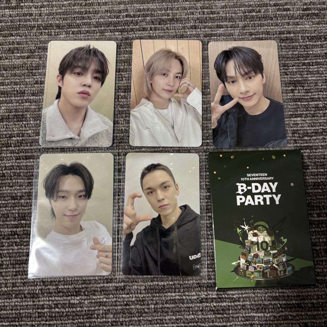 

[Б/У] Seventeen 10-я годовщина B-DAY Ралли марок с коллекционными карточками