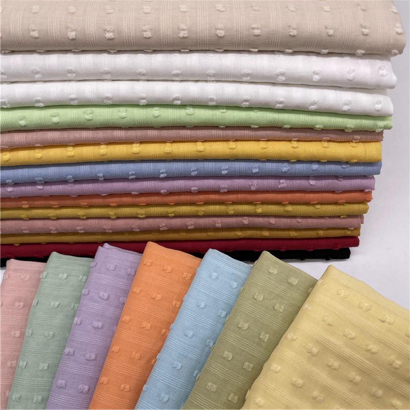 100% Cotton Jacquard 100g Soft Hanfu Fabric for Children's Spring/Autumn Classical Robe Dress
