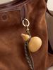 Gathering Qi Gourd Pendant: National Style Retro Keychain & Car Hanging Ornament