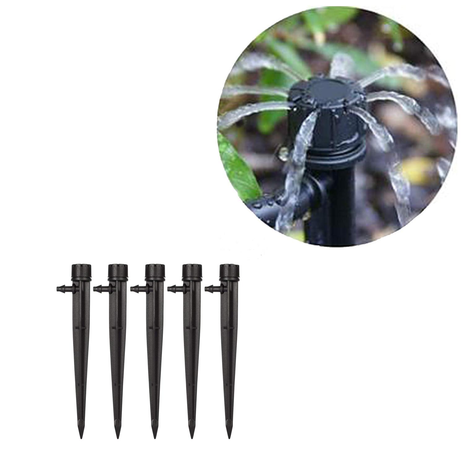 

10/20 шт. Регульована зрошувальна крапельниця, крапельний потік води на 360 градусів, садовий спринклер для клумб, городів, садів трав 20pcs