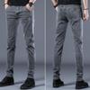 New Classic Designer Trendy Men Skinny Jeans Light Blue Washed Slim Fit Simple Casual Fashion Street Denim Pants