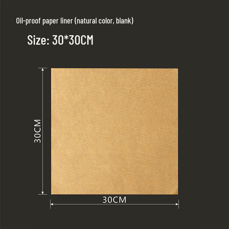 Thickened Oil-Proof Baking & Frying Paper for Oil Absorption and Food Wrapping