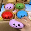 Scatola Cieca Dumpling Glitterato Squishy Giocattolo Sensoriale da Spremere per Alleviare lo Stress