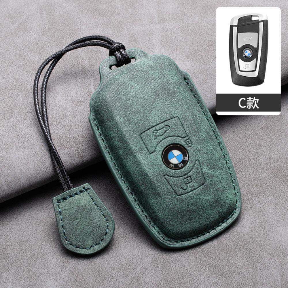 For BMW Key Cover for 5 Series 3 Series 525li 530 X1 X3 X4 X5 118i Hollow Design Protective Shell with Blade Keychain