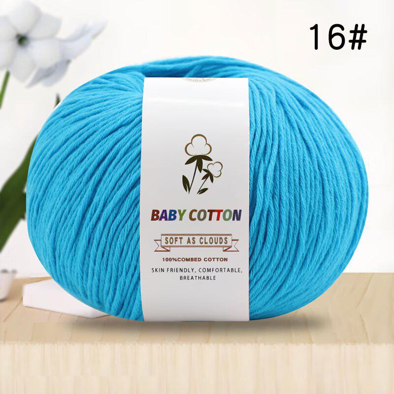 Pure Xinjiang Cotton Yarn for Children's Knitting and DIY Crochet Projects