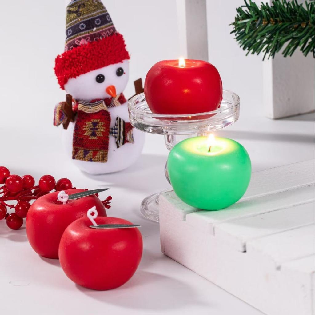 Simulated Apple Styling Aromatherapy Gift Handmade Scent Christmas New Year Apple Aromatherapy Candle Souvenir