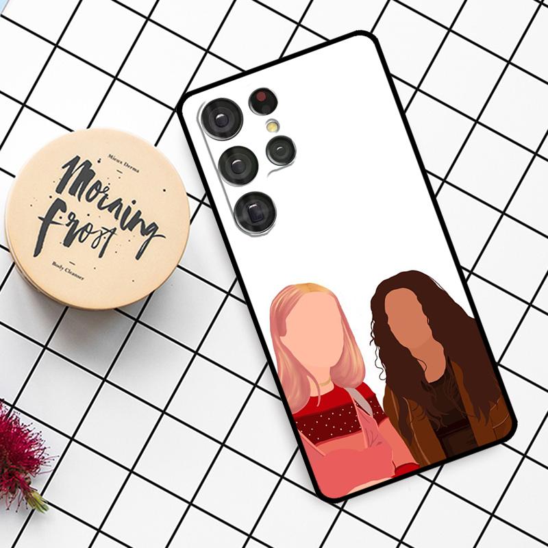 Euphoria Season 2 Rue and Jules Case For Samsung Galaxy S25 Ultra S23 S22 S21 S20 S24 Ultra S9 S10 Plus S25 FE Phone Cover