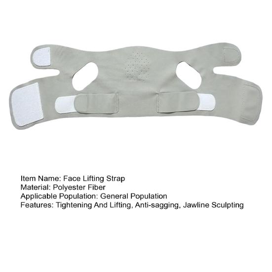 V Line Lifting Strap Anti-Aging Chin Strap for Jawline Contouring Reusable Face Toning Belts Facial Slimming Bandage