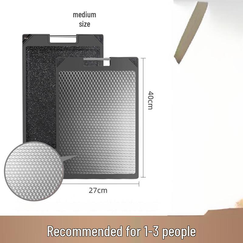 

Zhishi Double-Sided Plastic Cutting Board with Built-in Sharpener