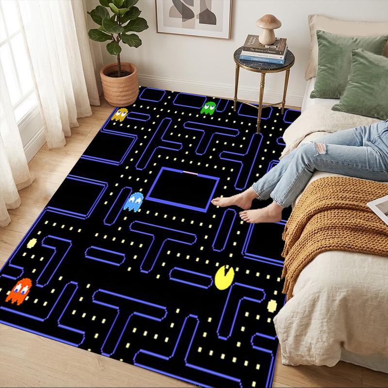 Pacman Living Room Nonslip Area Rug Soft Carpet For Bedroom Game Playroom Sofa Office Home Decor Doormat Christmas Gift C9302693