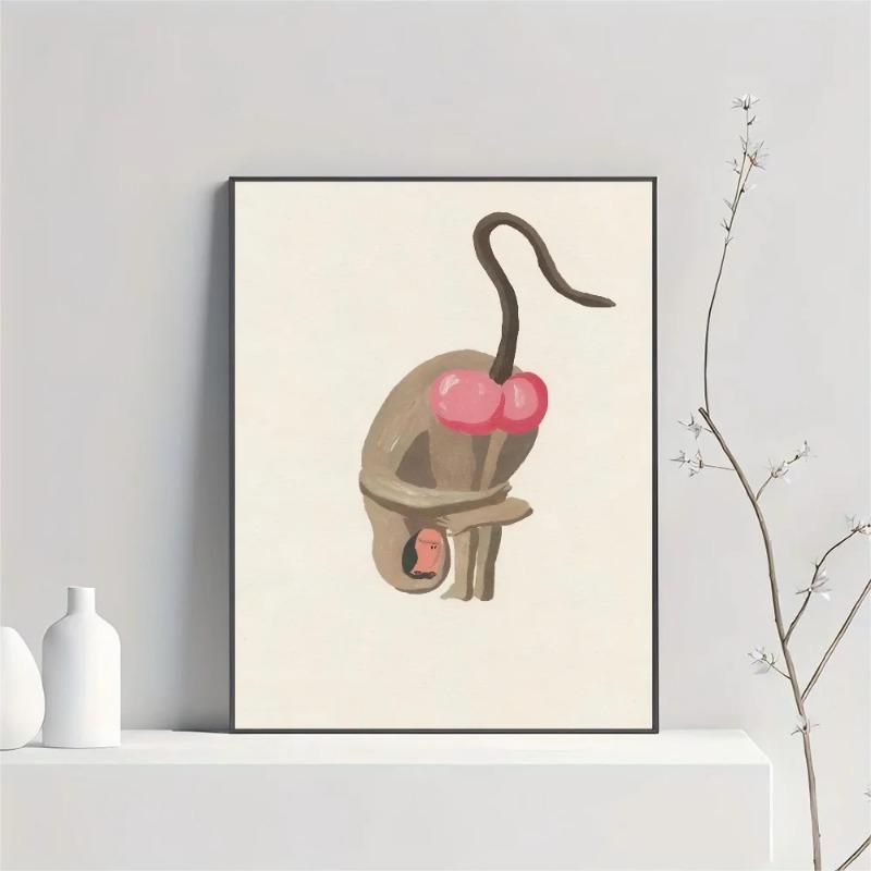 Vintage Cartoon Surfing Animals Surfing Sloth Frog Racoon Zebra Poster HD Posters Room Bar Cafe Decor Art Wall Painting Picture