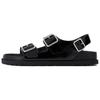 1774 Milano Leather Fashion Buckle Beach Sandals Men Sandals Black 1027715