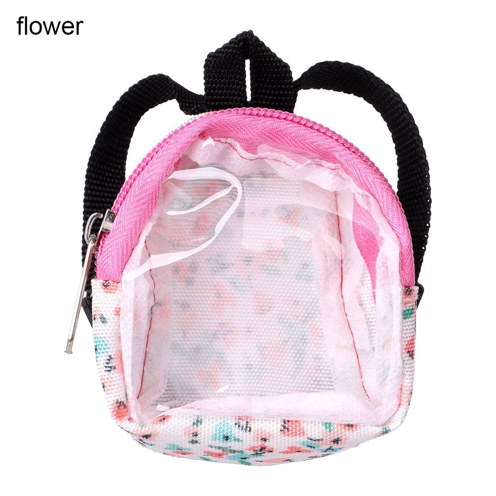 PCV Dolls Accessories Children Toys Mini Bag DIY Gifts Doll Backpack
