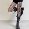 New Arrivals Open Run Women Long Stockings Spiderweb Mesh Pattern