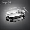 Kitchen barbecue plate food grade stainless steel non-stick induction cooker flat bottom barbecue plate kitchen accessories
