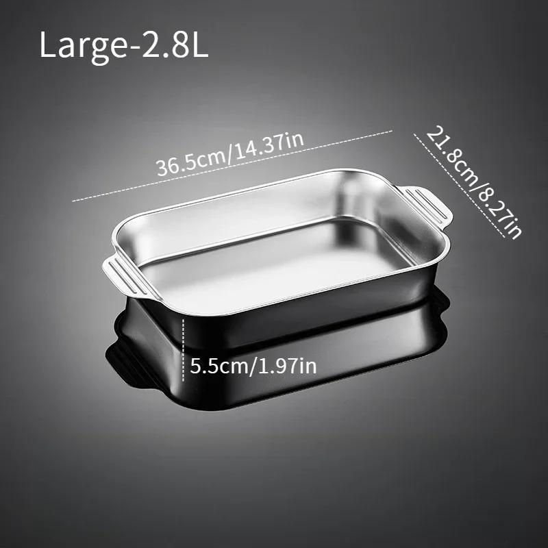 Kitchen barbecue plate food grade stainless steel non-stick induction cooker flat bottom barbecue plate kitchen accessories