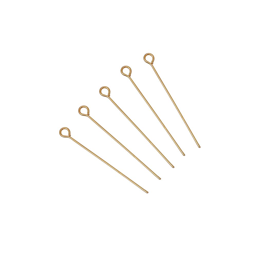 50/100Pcs Stainless Steel 9-Shape Needle Charm Accessories For DIY Necklace Bracelet Jewelry Making
