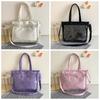 Harajuku Transparent Itabag Pvc Canvas Tote Bag Fashion JK Shoulder Bag  Daily