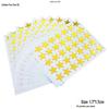 Golden Star and Flower Reward Stickers for Children - Ideal for Kindergarten Praise