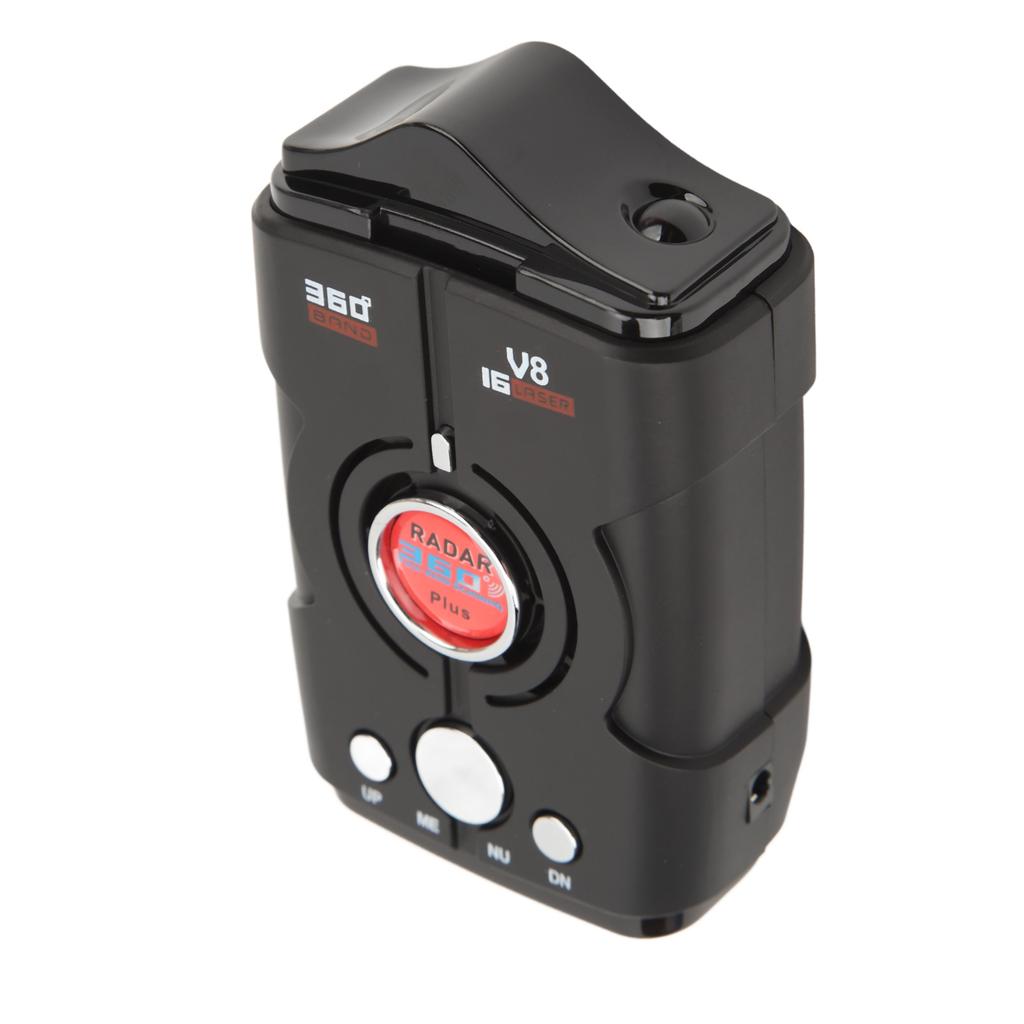 Car Radar Detector Extended Range 2.4GHz 410MHz 360 degrees Real Time Voice Alerts Built in GPS Speed Radar Detector