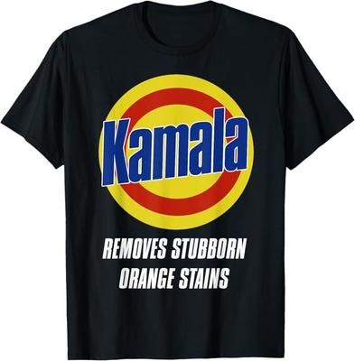 Kamala Entfernt Hartnäckige Orange Flecken T-Shirt
