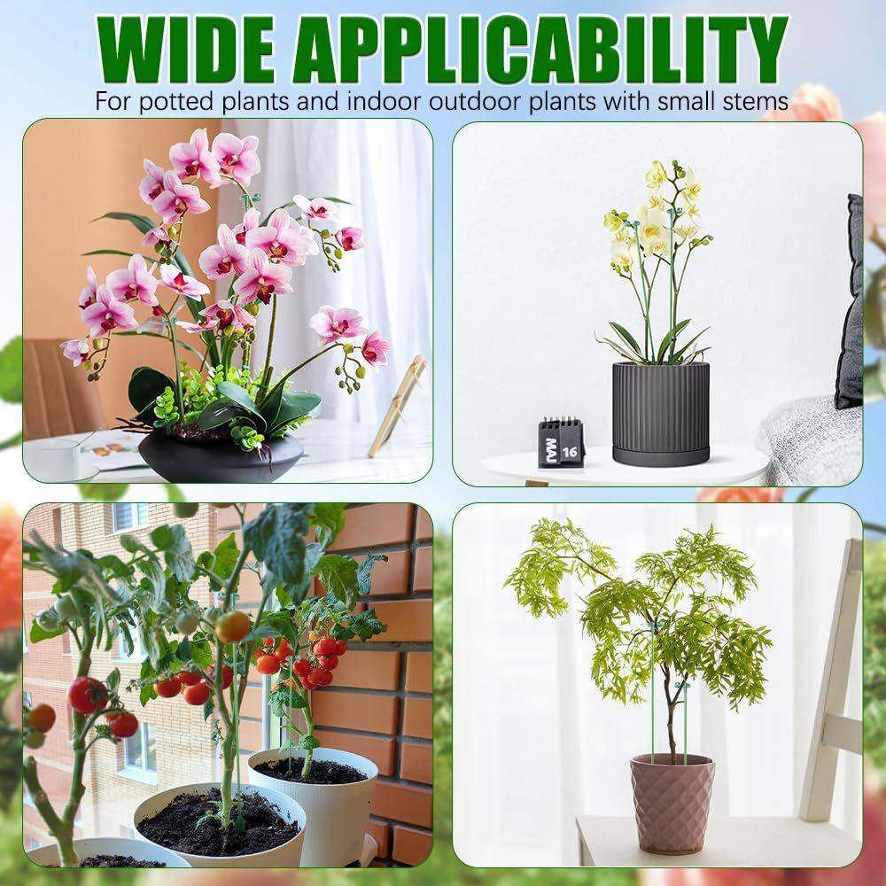 10PCS Plant Supports Stand Butterflies Orchid Flower Potted Fixing Rods Eco-friendly Reusable Vegetable Protection Fixing Tool Gardening Su