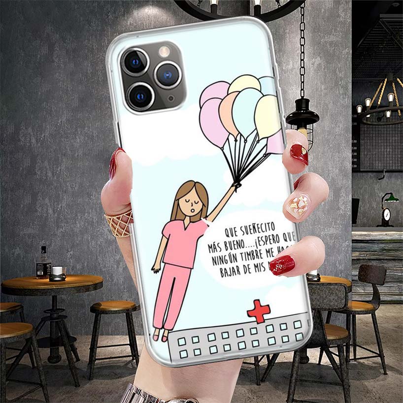 

Medicine Nurse Doctor Soft Phone Case For IPhone 11 17 Air 16E 16 Pro Max 15 + 14 Plus 13 Mini 12 Apple 7 SE 8 Fundas Coque 11 1 iPhone 14 Plus