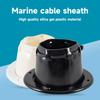 Professional Marine Cable Boot Boats Transom & Motor Well Rigging Boot with Cable Tie Universal Fit Waterproof Silicone