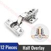 NAIERDI Stainless Steel Hydraulic Hinge - 4/8/12pcs NAIERDI C Serie Soft Close Hydraulic Hinge for Furniture,Cabinet and Doors