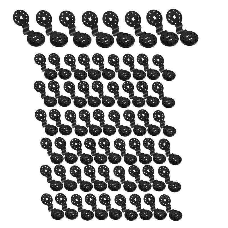 

M-Modern-Heavy Duty Lock Grip Shade Cloth Clips 80 Pack Strong Shade Cloth Fix Plastic Clips, Shade Cloth Cable Clips чорний