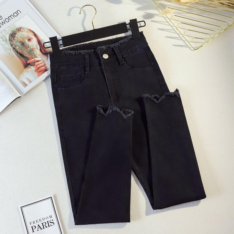 

Plus Size High Waist Elastic Skinny Jeans for Women - Thigh Slimming, Autumn 5XL (190-210 lbs)