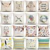 Ins Style New Dream Catcher Linen Sofa Pillow Cover Feather Digital Print Cushion Cover