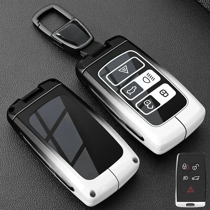 Kmkm For Xfl Luxury Car Key Case Xel Shell Xjl Buckle Fpace Bag Xf Dedicated Xe Protective Car Key Holder