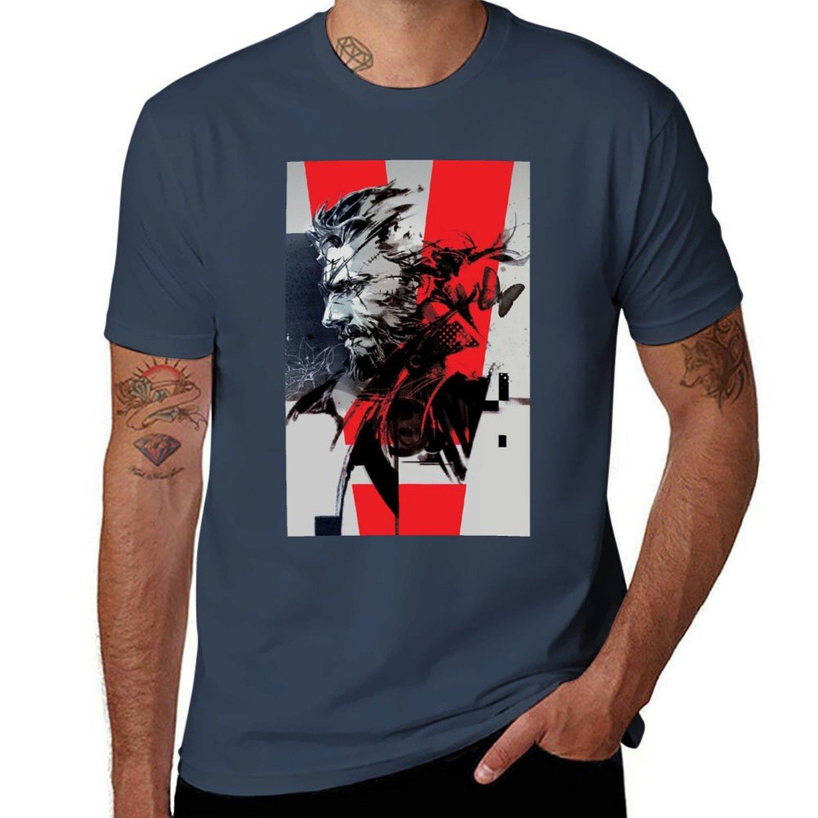 Snake Phantom Pain Tshirt Worker Basic Short Sleeve Tee S