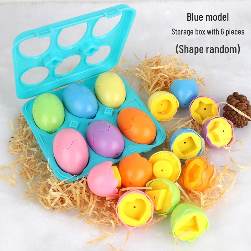 Cross-Border Baby Smart Egg Puzzle: Dinosaur Shape & Color Matching Educational Toy