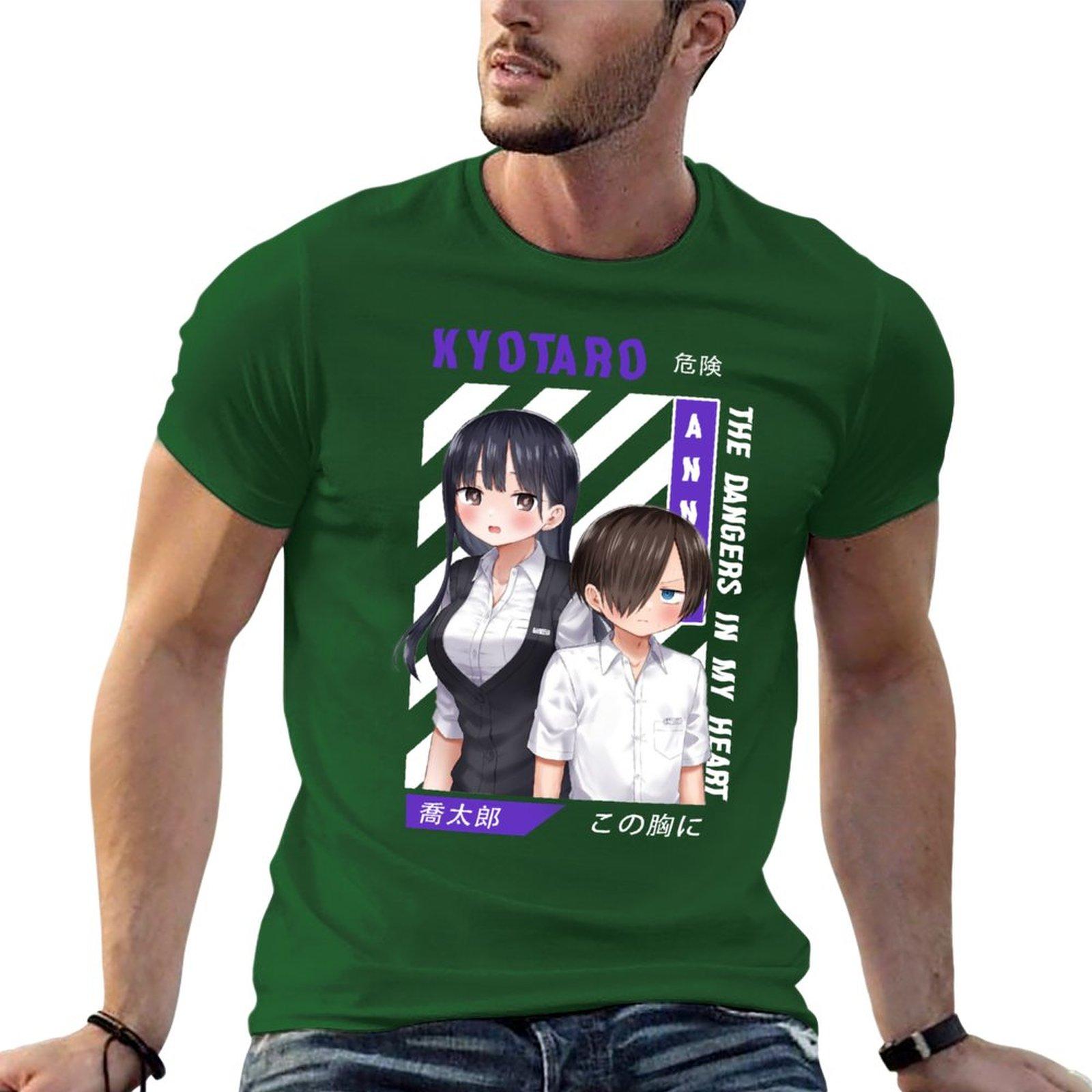 

New THE DANGERS IN MY HEART anna and kyotaro DESIGN T-Shirt plus size t shirts Blouse t-shirts man tees mens champion t shirts 4XL