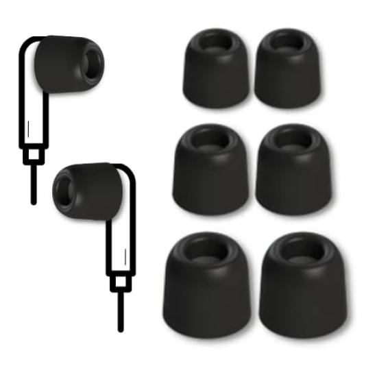 

Comply Mix 3 Pairs Pair with Tech Defender Guards Comfortable and TZ-500 (Standard) Earbuds, (S/M/L) Sizes, (1 Each) (Sound Isolation, Fit, Anti-Slip)