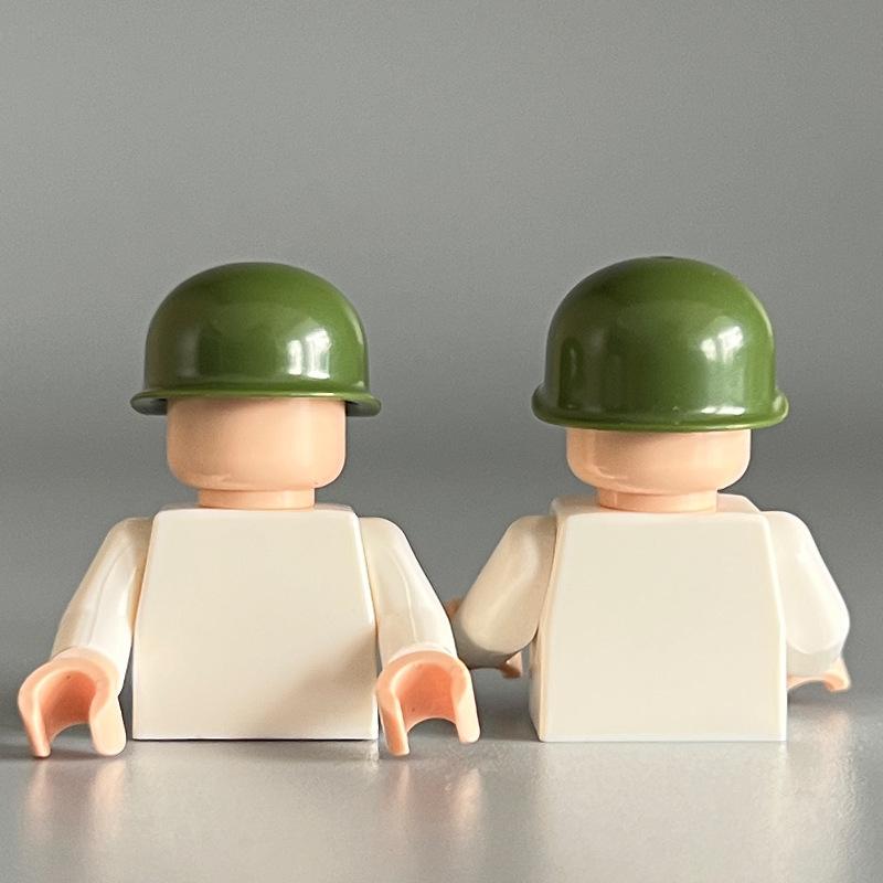 Small Particle Building Block Miniature Accessories Hair Hat, Military Equipment M1 Us Military Helmet 0.1Kg