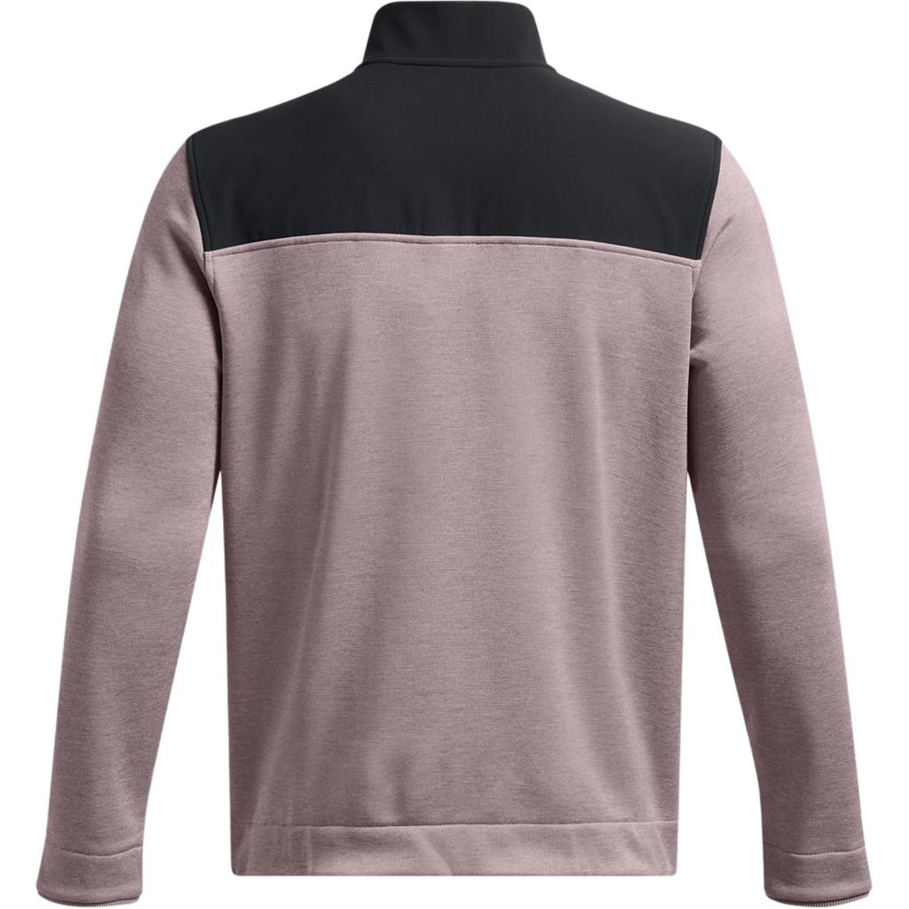 Under Armour Storm FW24 Drive Sweater Fleece Color Block Fashion Comfortable College Style Stand Collar Waterproof Hoodie Men Hoodie Gray 1387121-015
