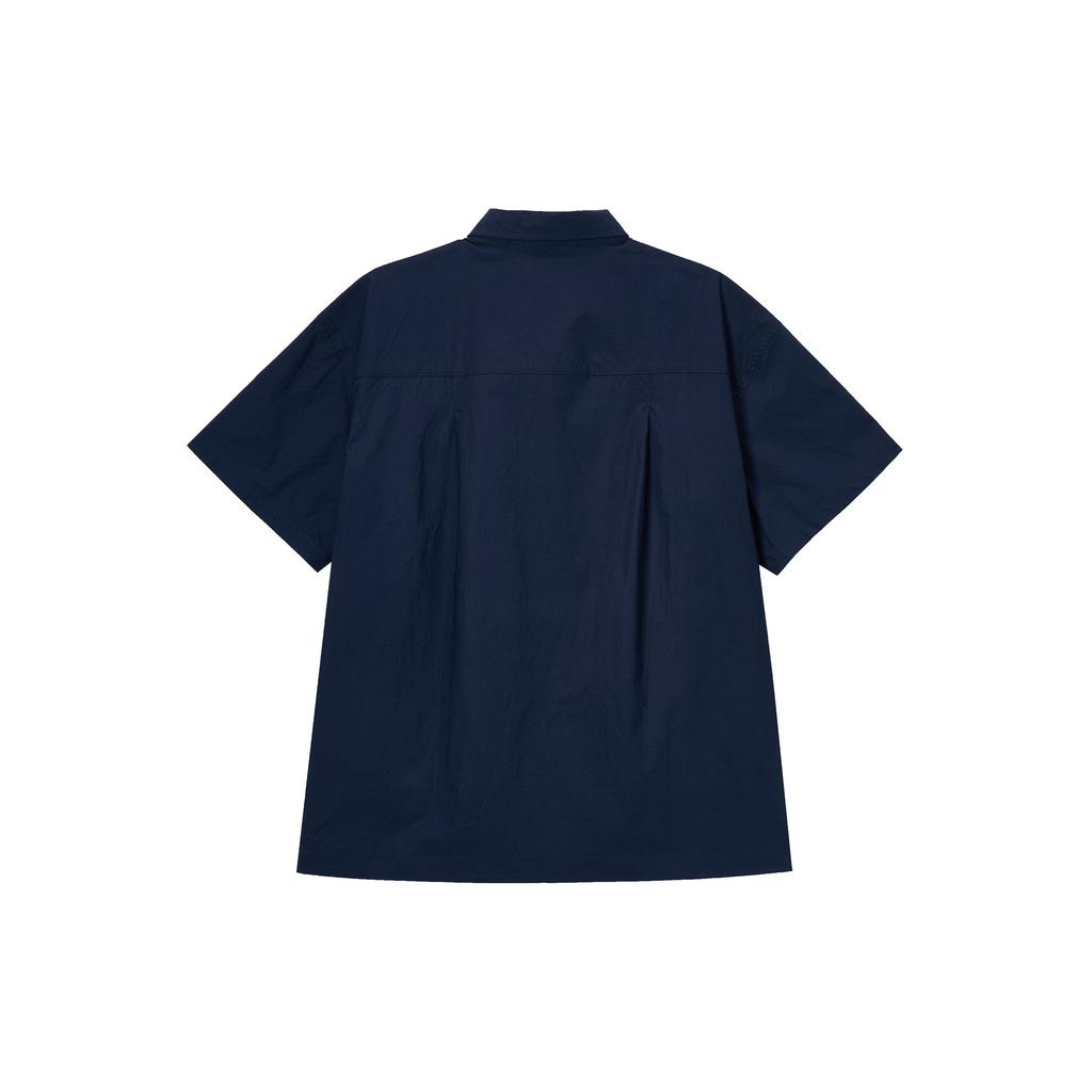 Nike Club Fashion Soft Comfortable Versatile Short Sleeve Shirt Men Shirts Obsidian HJ2027-451