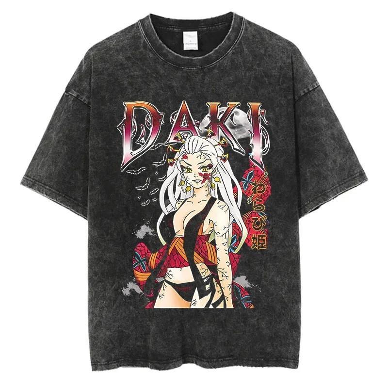 Demon Slayer DAKI Cosplay Anime Manga T-Shirt Tee Undershirt Cotton 4XL