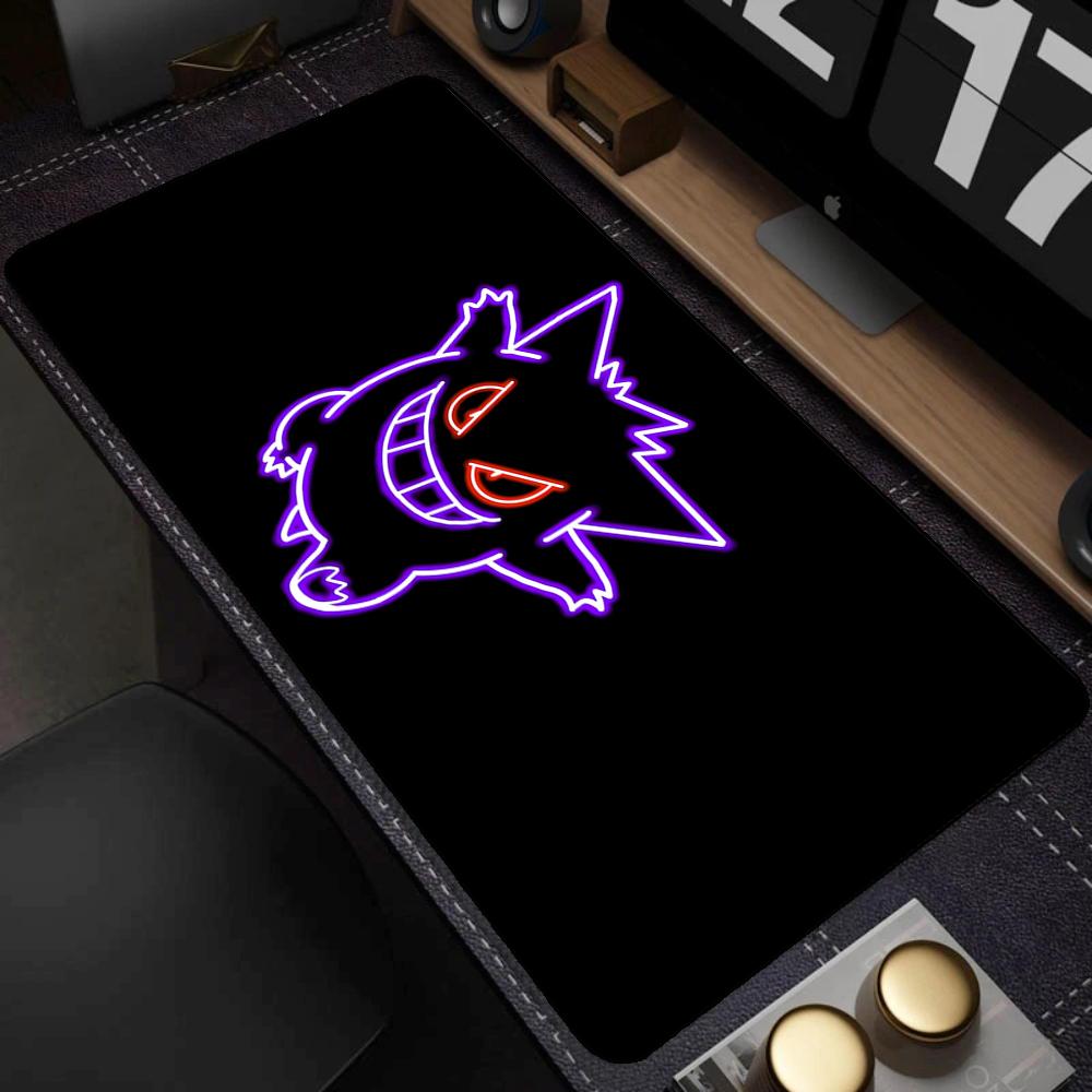 Mouse Pad Laptop Japan Anime Purple Ghost Mousepad PC G-gengar Grande Keyboard Rug Large P-pokemonS Gaming Accessories Desk Mat