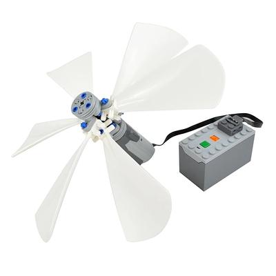 DO-IT-YOURSELF Technical EV3 89509 Propeller Parts The Wind Fan Motor Building Block Blades Accessories Works With Featuring Leduo Kid Playthings