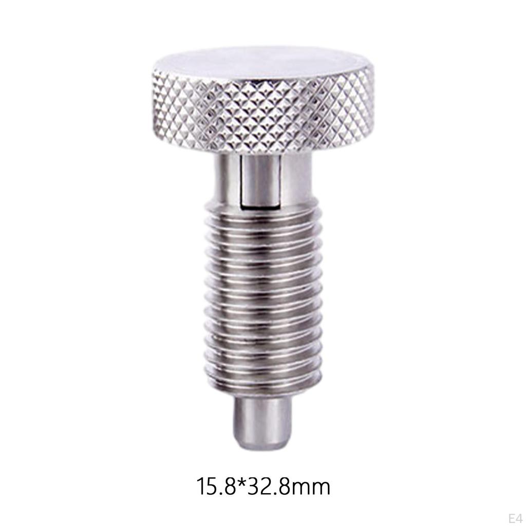 Hand Retractable Spring Plunger with Knurled Handle Quick Release Pins Portable Manual Extension