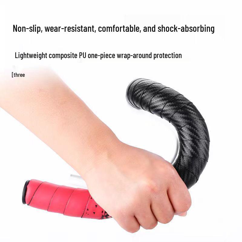 Carbon Fiber Pattern Road Bike Handlebar Tape - Bicycle Accessories for Folding, Road, and Fixed Gear Bikes
