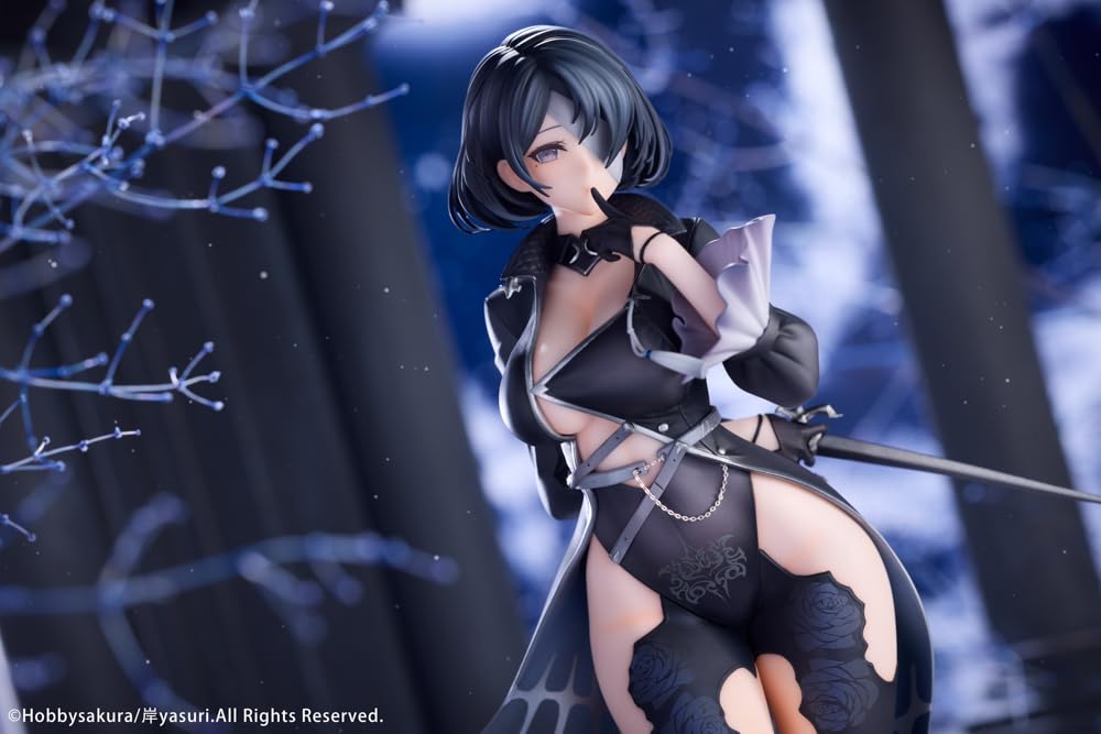 Hobby Sakura Nevaostro Illustration by Yasuri Kishi Limited Edition with Bonus Total Height 250mm ABS Scale Painted Finished Figure Tapestry Approx.