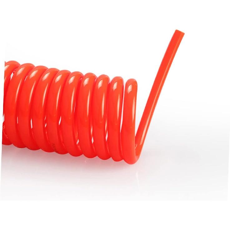 Durable Air Hose with Connector Flexible Airline for Air Compressors and Pneumatic Tools Compact Storage Design for Convenient Use